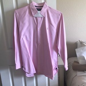 Men’s Pink Ralph Lauren Button Down